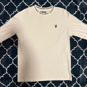 White Playboy shirt
